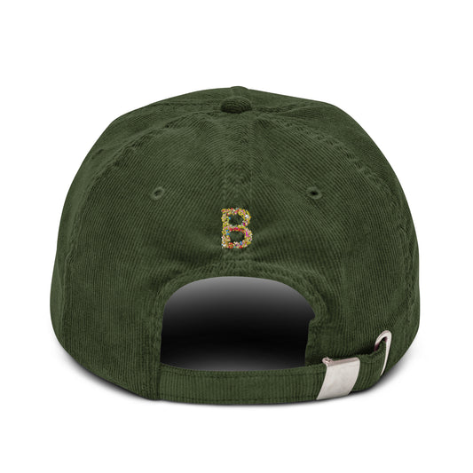 "B" Corduroy Hat