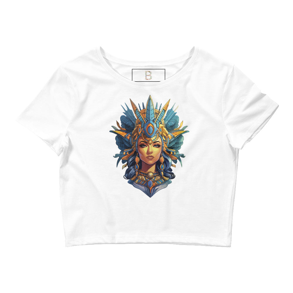 Z Is For Zen Queen B Women’s Crop Tee